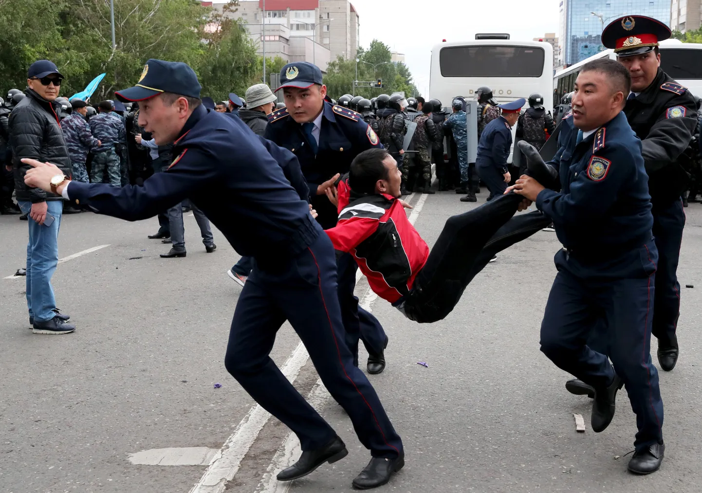 Задержания в Казахстане