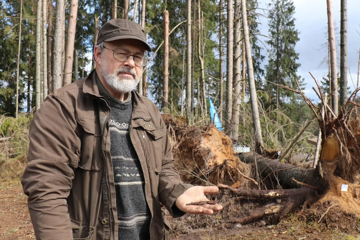 Muinuskaitseameti aastapreemia pälvinud Heiki Valk pühendas viimase aasta jooksul palju aega Rosma linnamäe uurimisele.