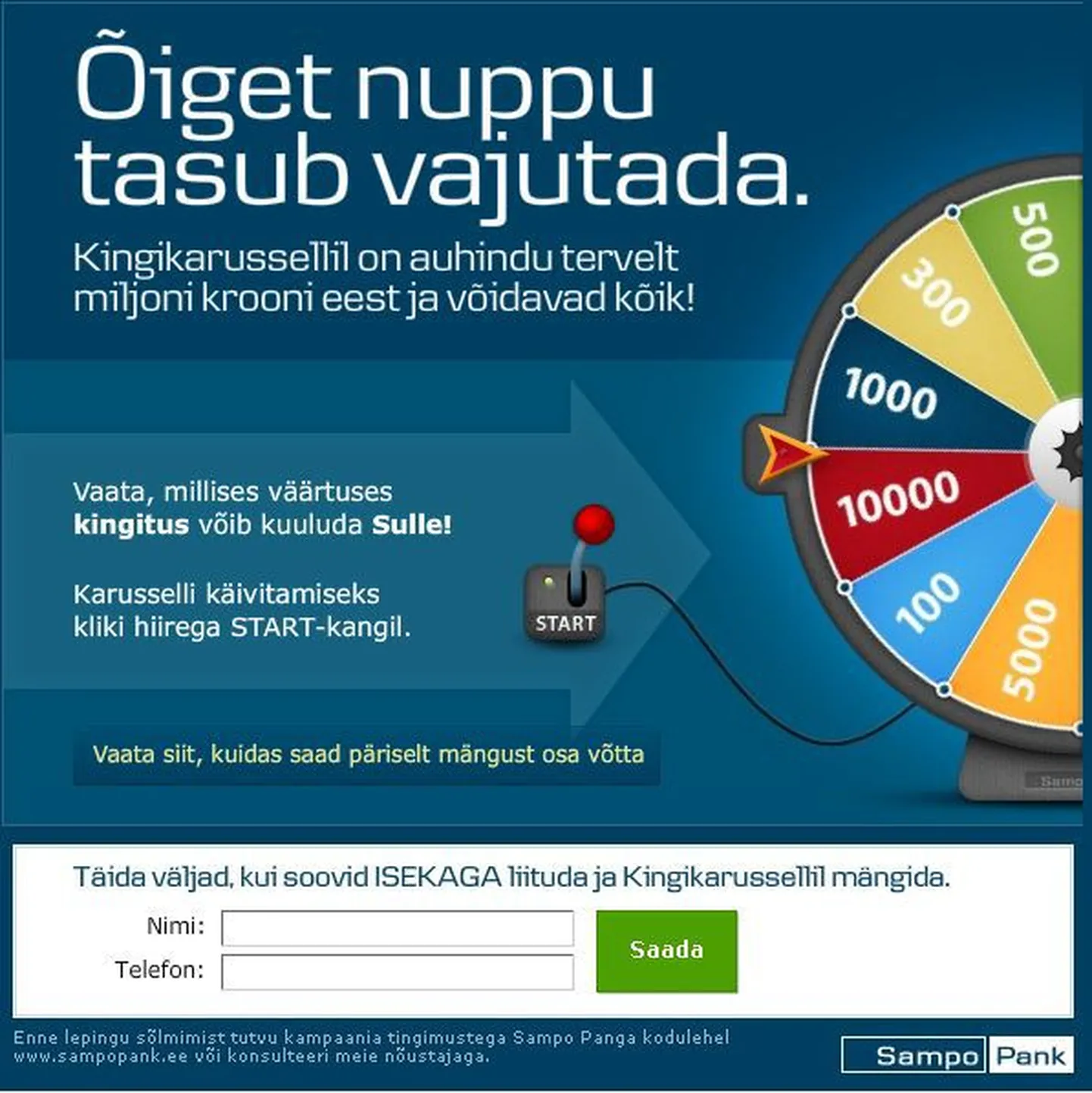 Sampo "Isekas" kampaania reklaam.