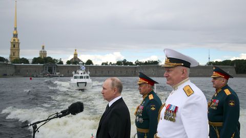 Rusija odpovedala pomorske paradi zaradi grožnje ukrajinskih dronov