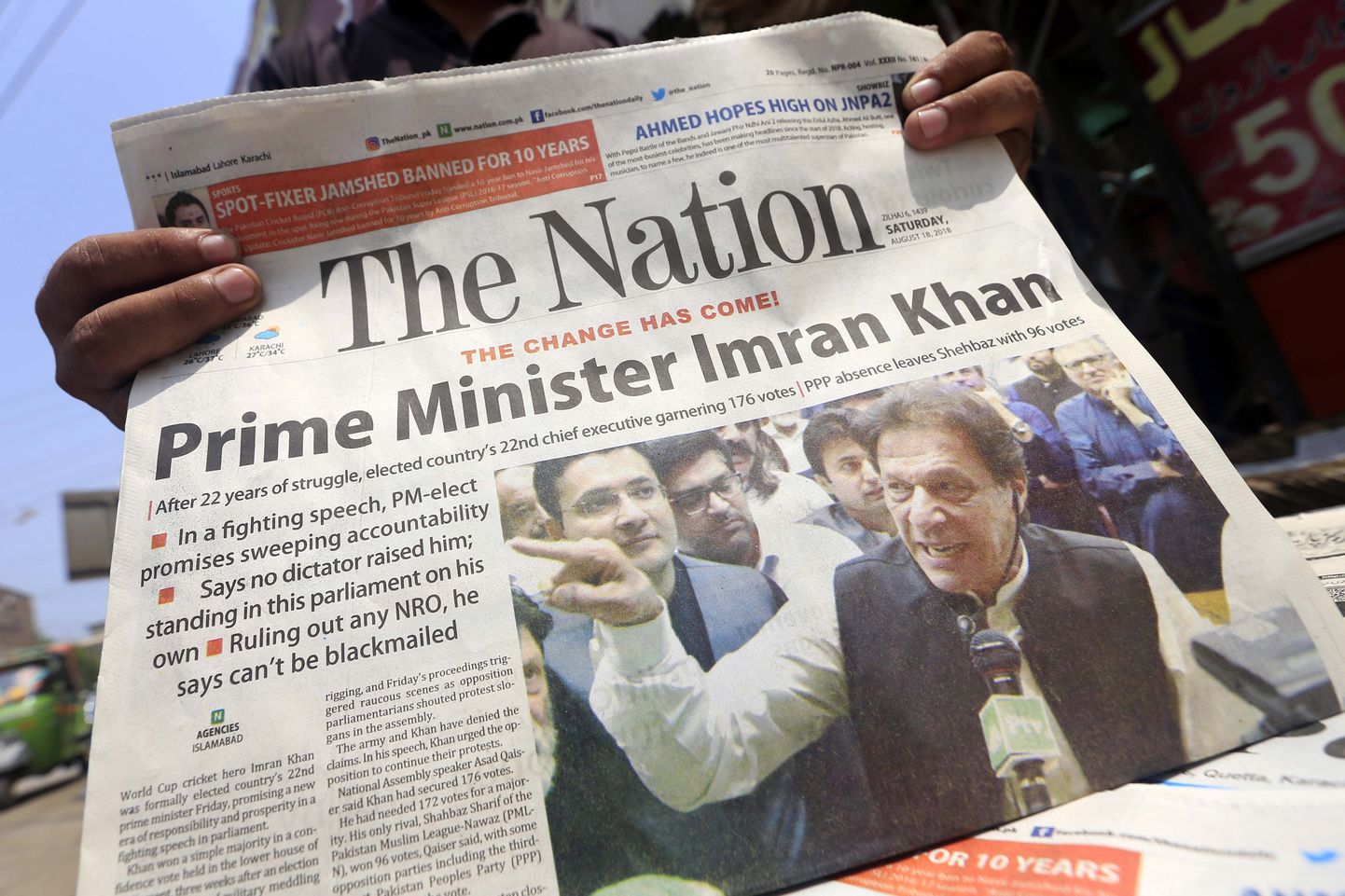 Imran Khan sai peaministriks juuli lõpus toimunud valimistel, mida kriitilised hääled pidasid sõjaväe manipuleerituteks.