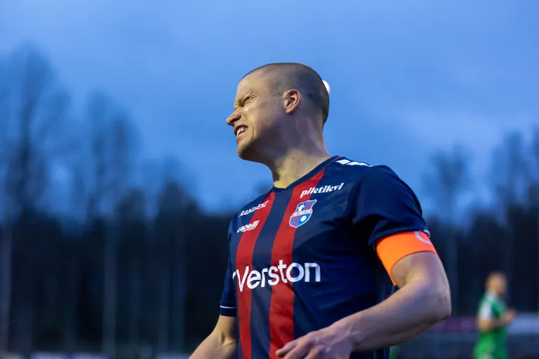 Paide Linnameeskonna kapten Henrik Ojamaa. Järvamaa klubi on viimasest kuuest kõrgliigas peetud kohtumisest suutnud võita vaid ühe.