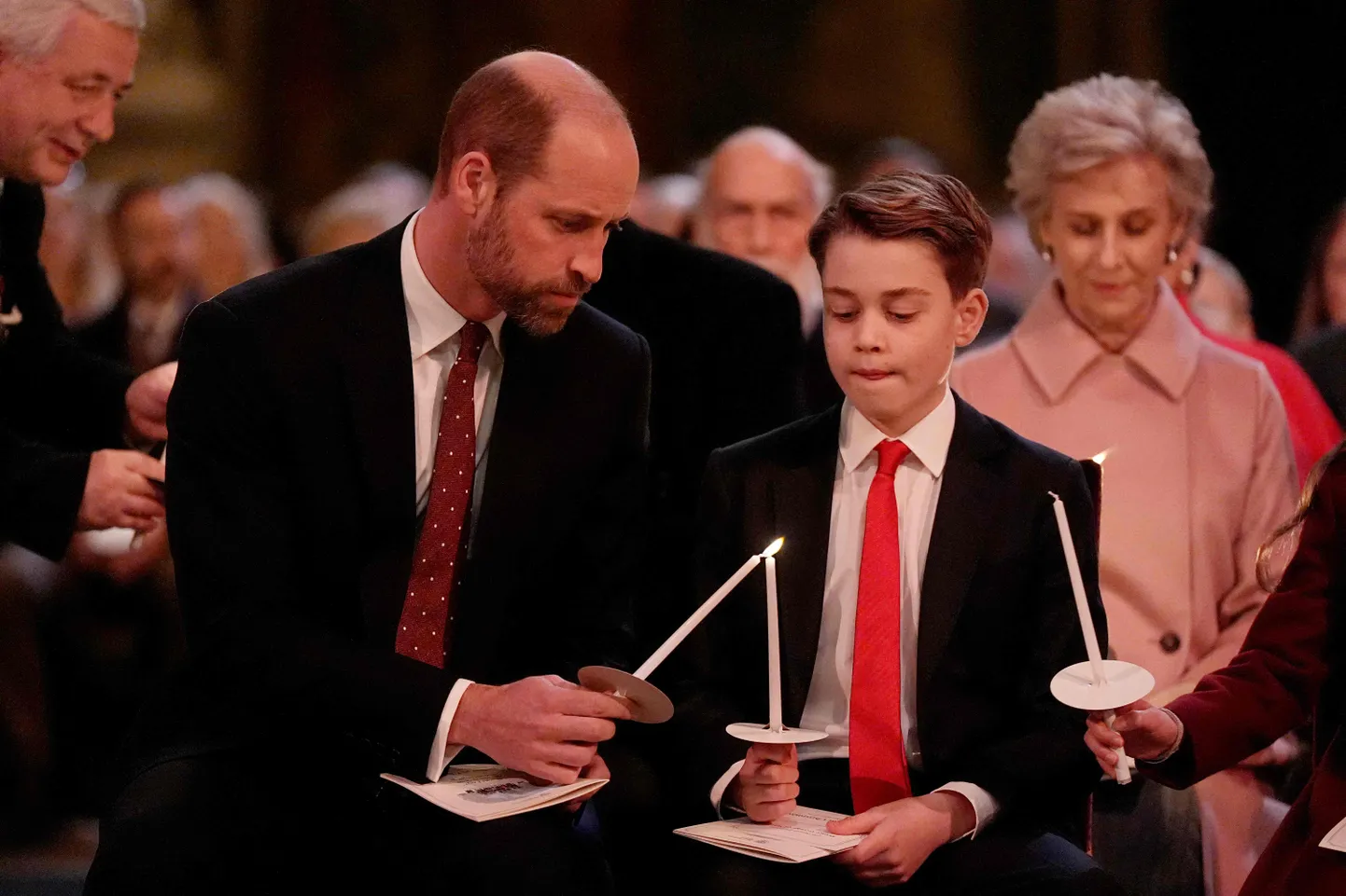 Walesi prints William ja tema vanim poeg George.