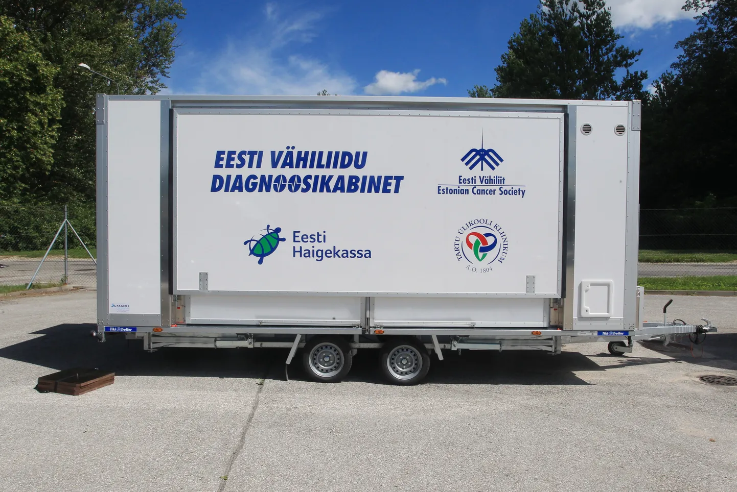Eesti Vähiliidu liikuv diagnoosikabinet.