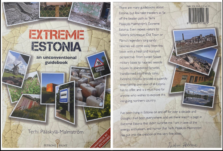 Обложка книги Терхи Пяэскюля-Мальмстрём «Экстремальная Эстония» (2014).