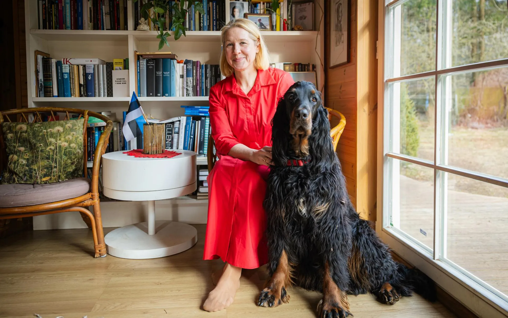Kõige suuremad sõbrad Maarja Vaino ja Gordoni setter Luna.​
