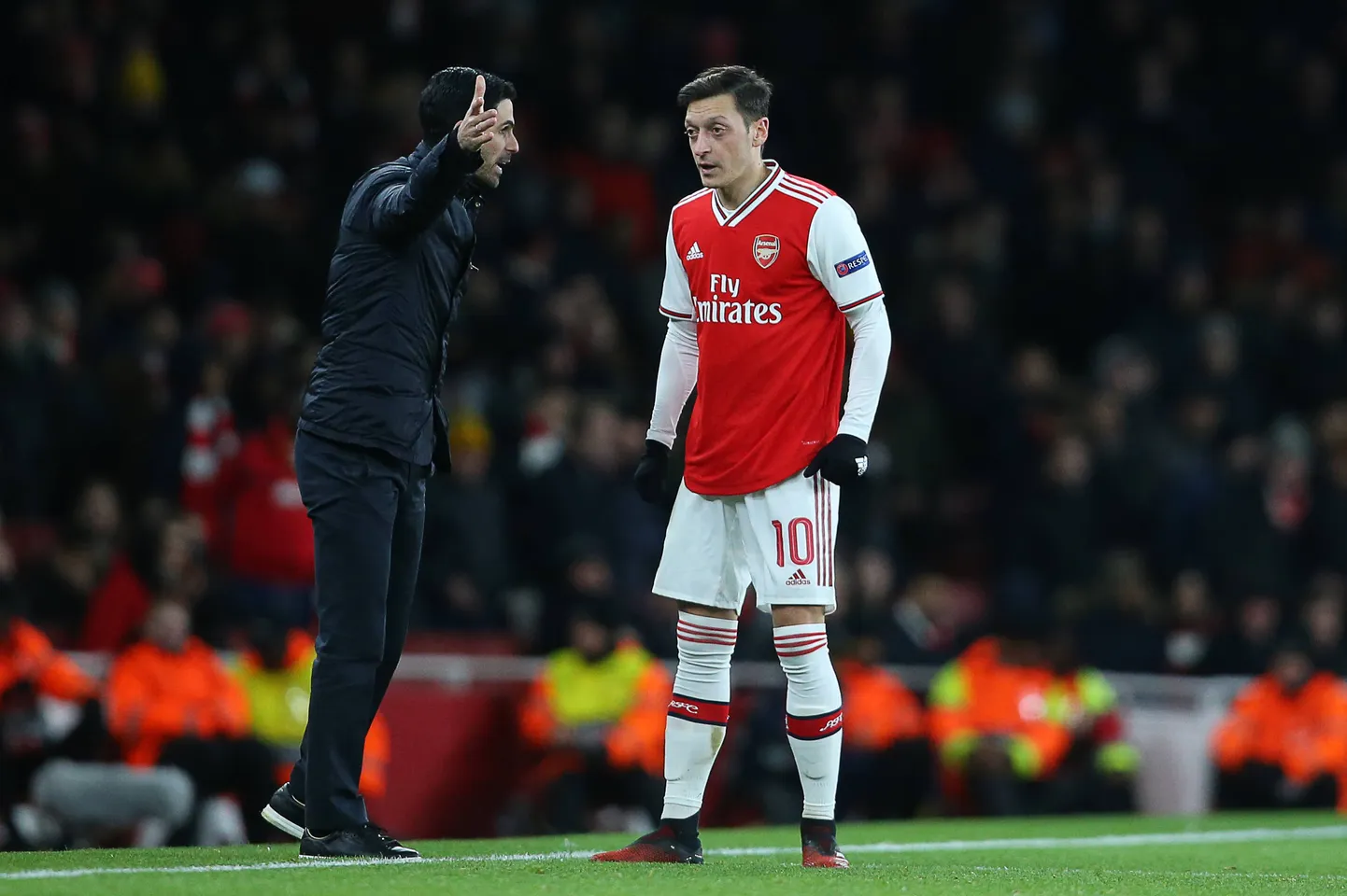 Mikel Arteta (vasakul) ja Mesut Özil.