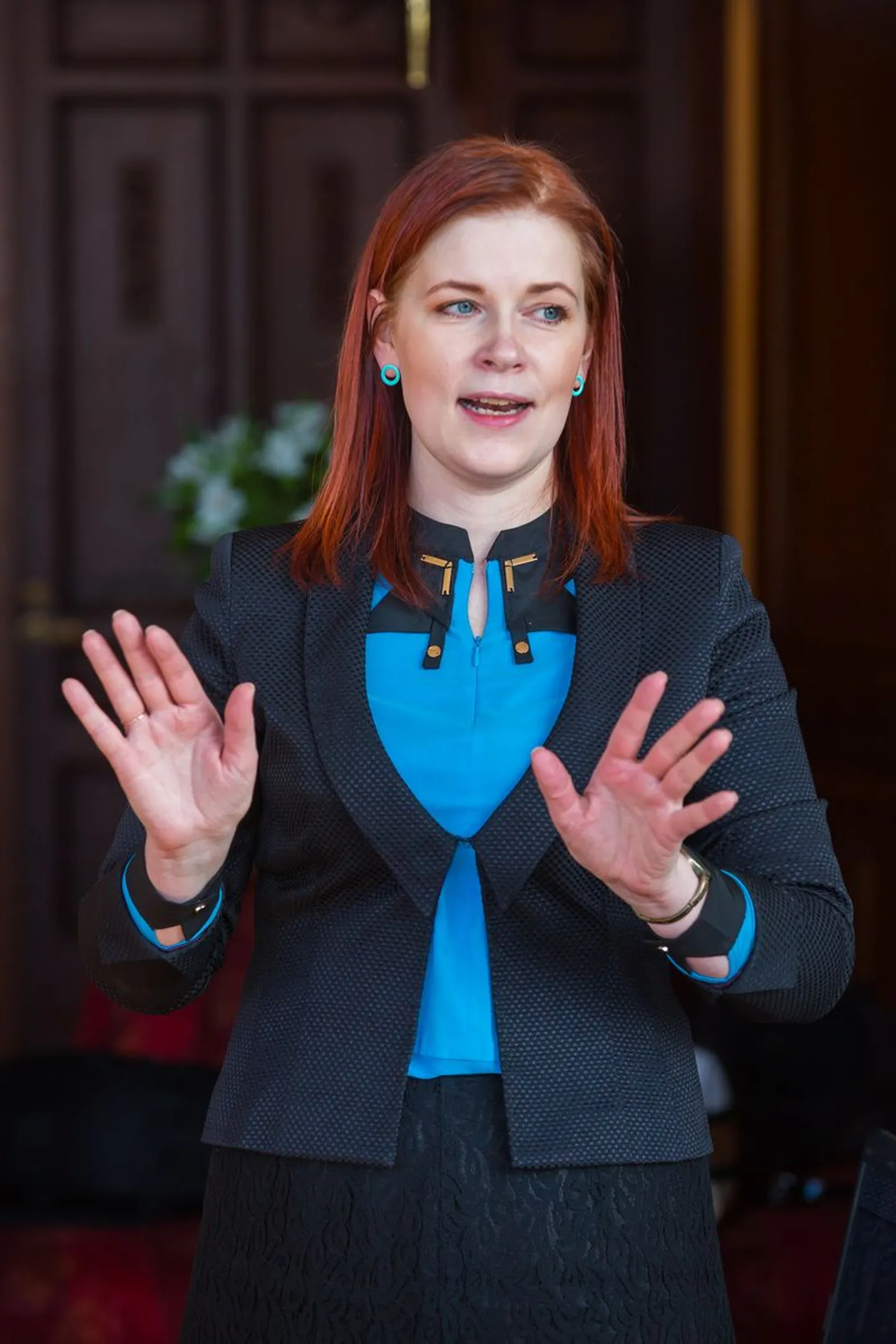 «Staarid veinimõisas» saate esitlus Villa Marys, Annely Adermann