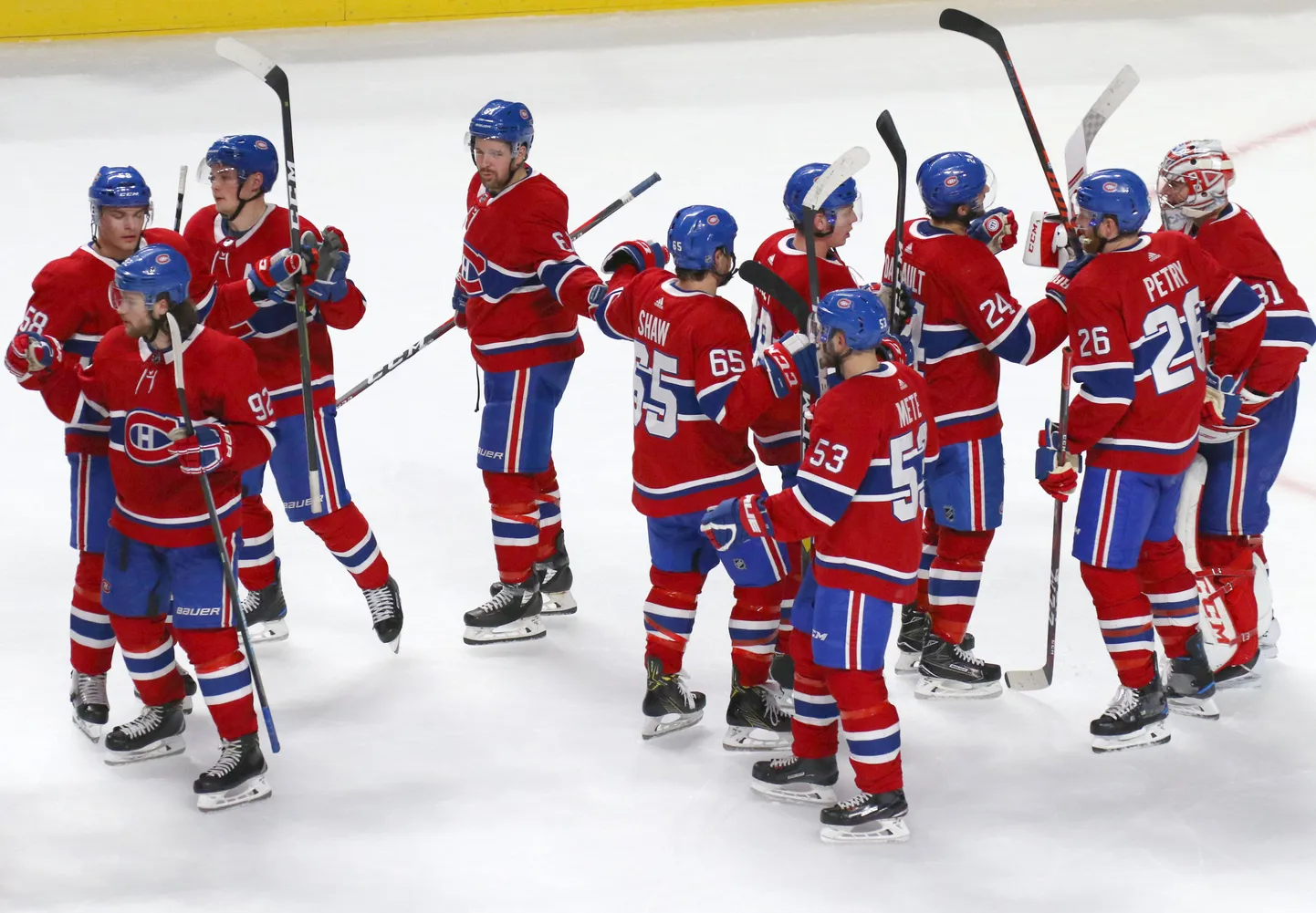 Monreālas "Canadiens" hokejisti.