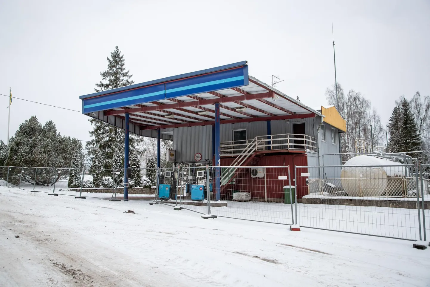 Suletud tankla, pilt on iillustratiivne.