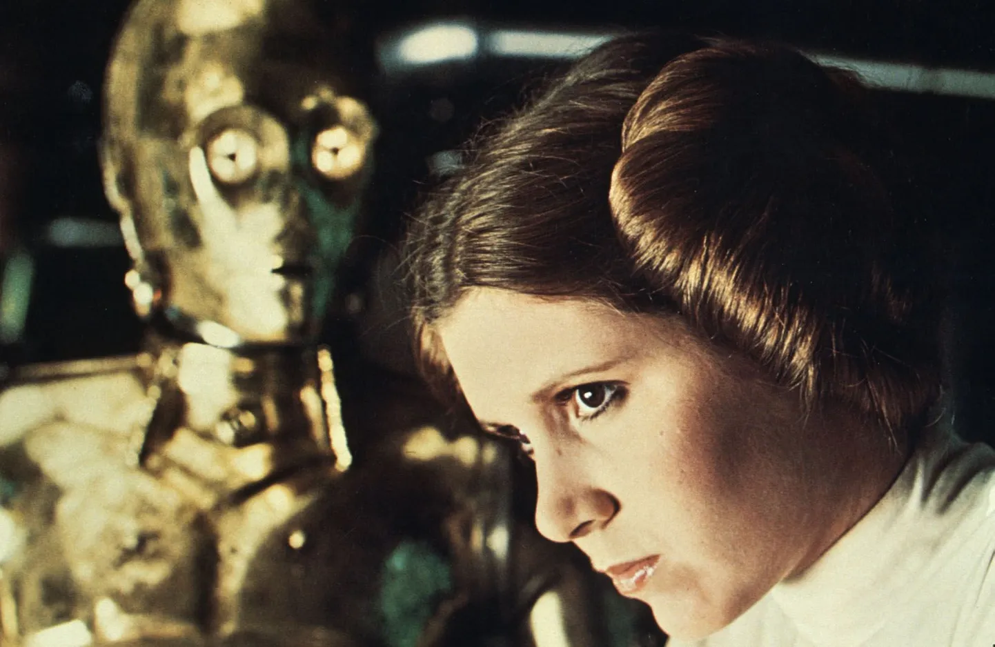 Carrie Fisher printsess Leiana