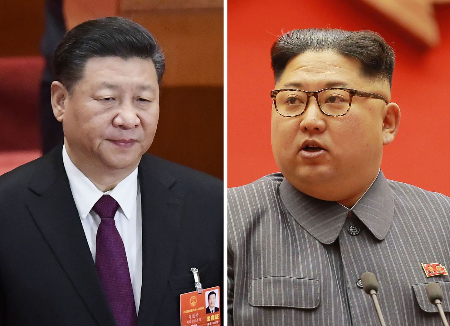 Hiina president Xi Jiping ja Põhja-Korea juht Kim Jong-un.