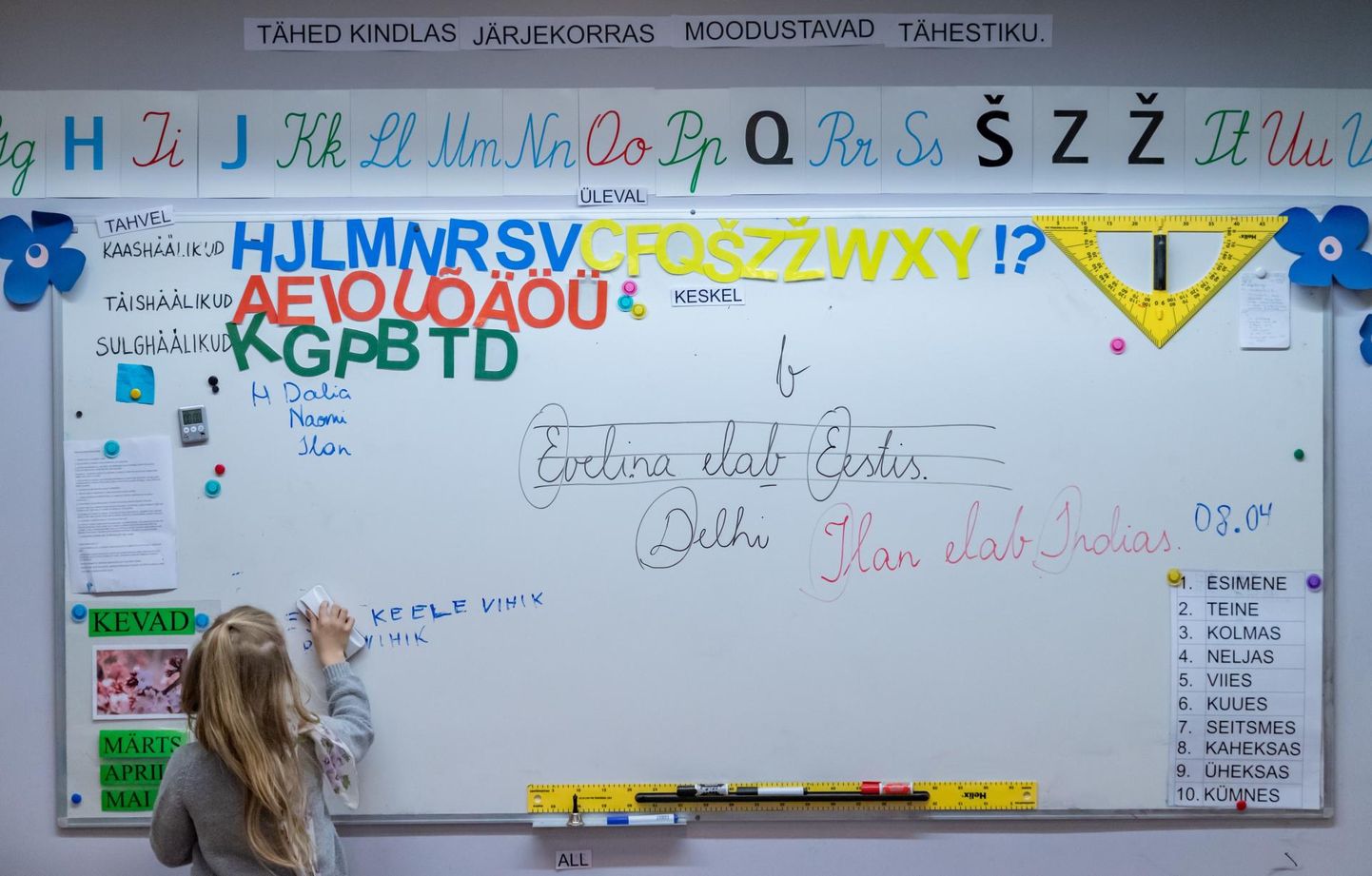 Eesti õppekeelega koolis on üha rohkem õpilasi, kellele õppekeel pole emakeel.