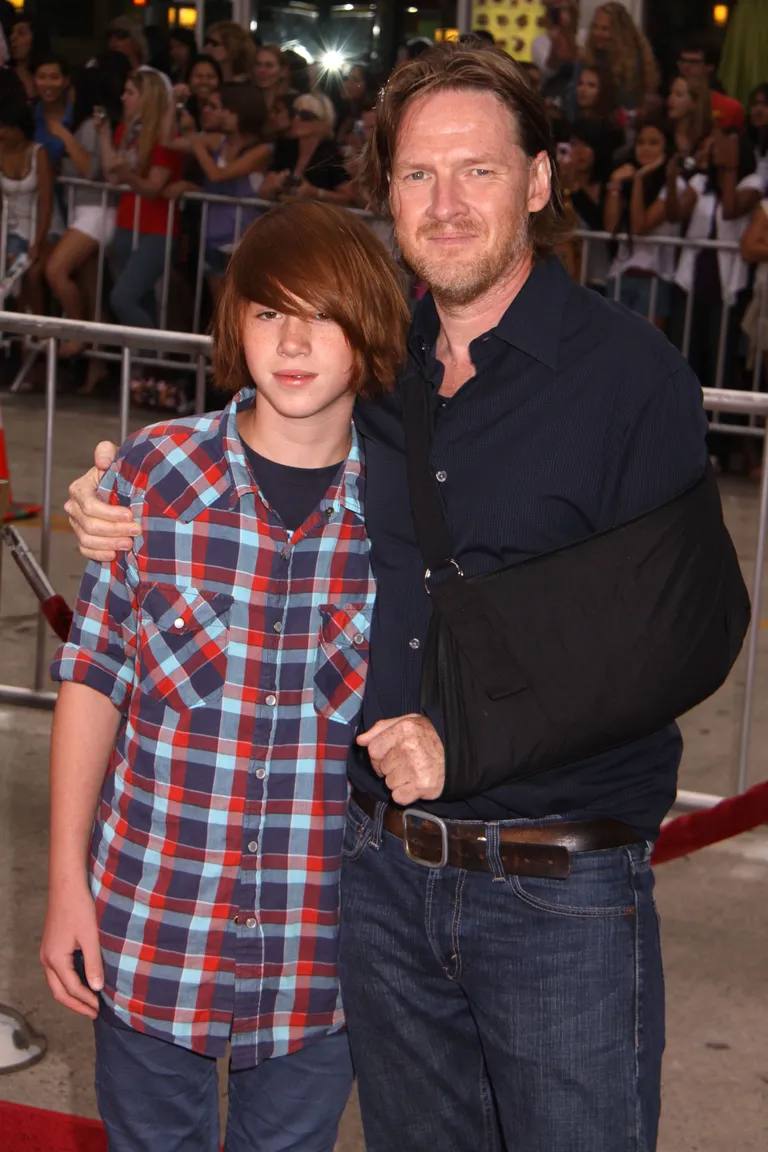 Donal Logue koos pojaga, kellest nüüd on saanud tütar Jade