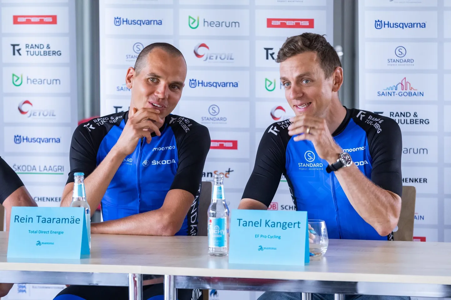 Rein Taaramäe (vasakul) ja Tanel Kangert.