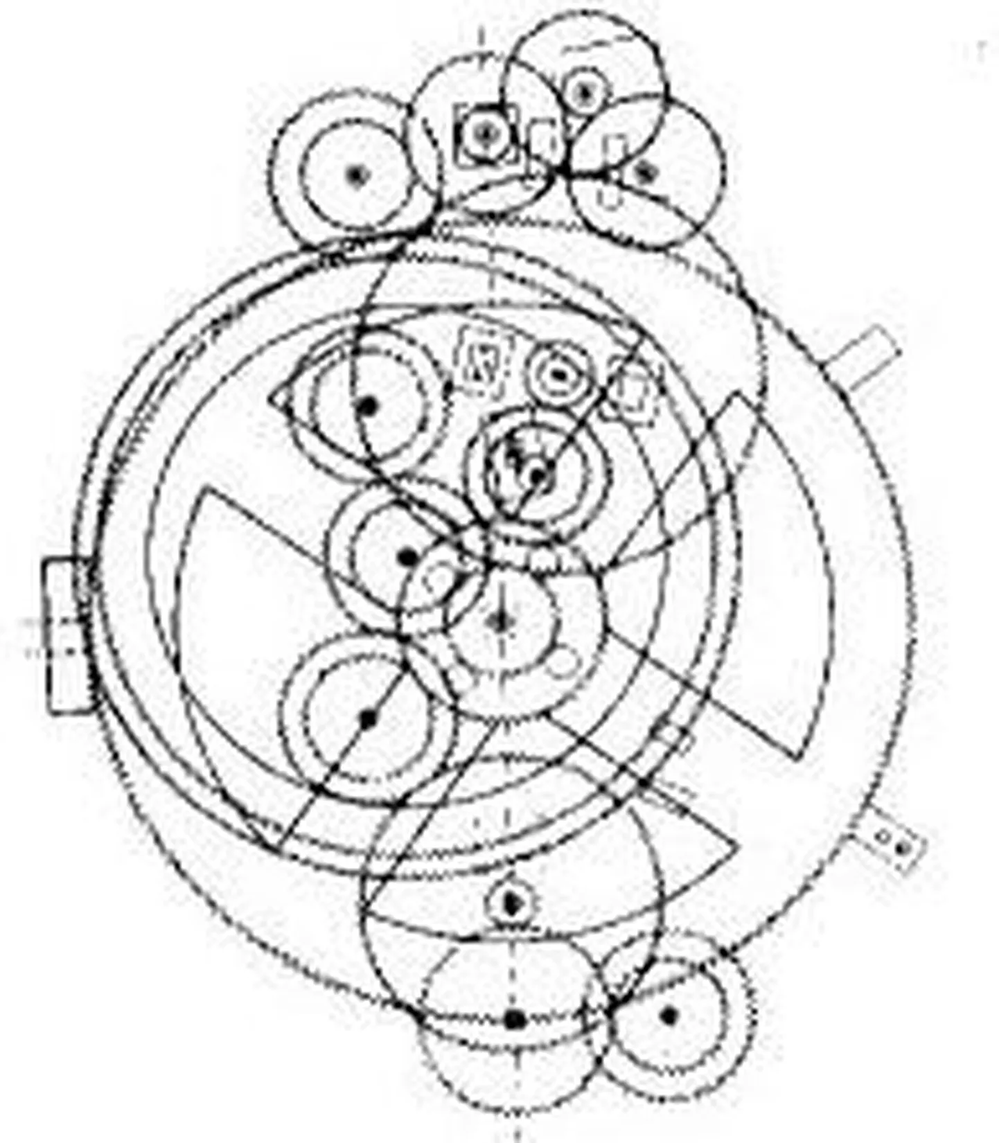 Antikythera mehhanismi joonis