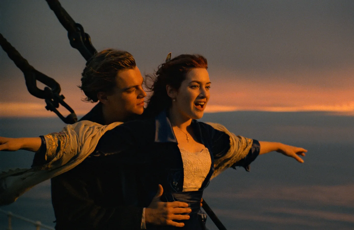 Leonardo DiCaprio ja Kate Winslet 1997. aasta filmis "Titanic".