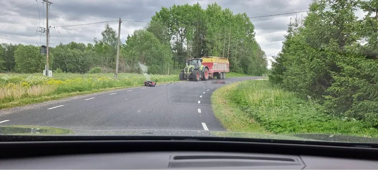 Foto õnnetuspaigast.