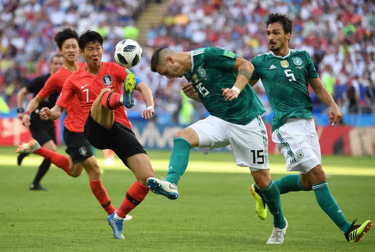 Lõuna-Korea võitis Saksamaad 2:0