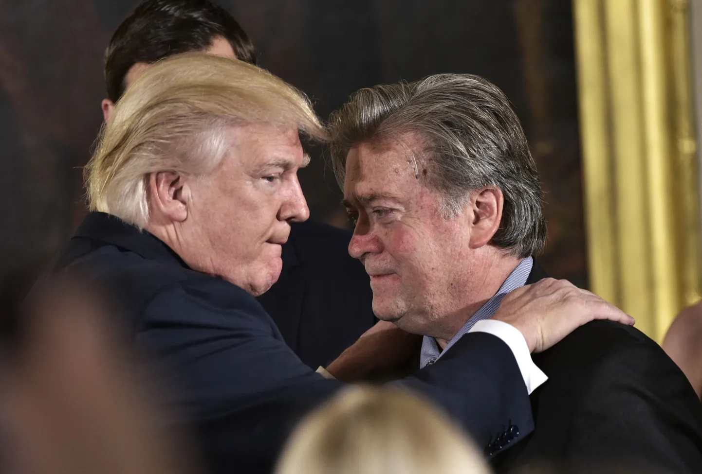 Donald Trump ja tema nõunik Stephen Bannon 2017. aastal.
