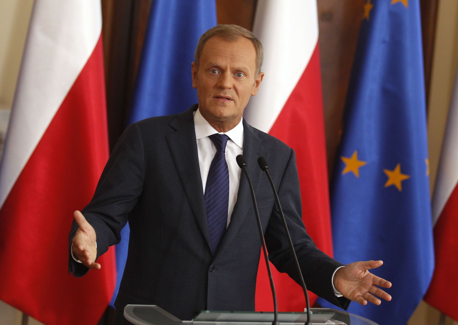Poola peaminister Donald Tusk.
