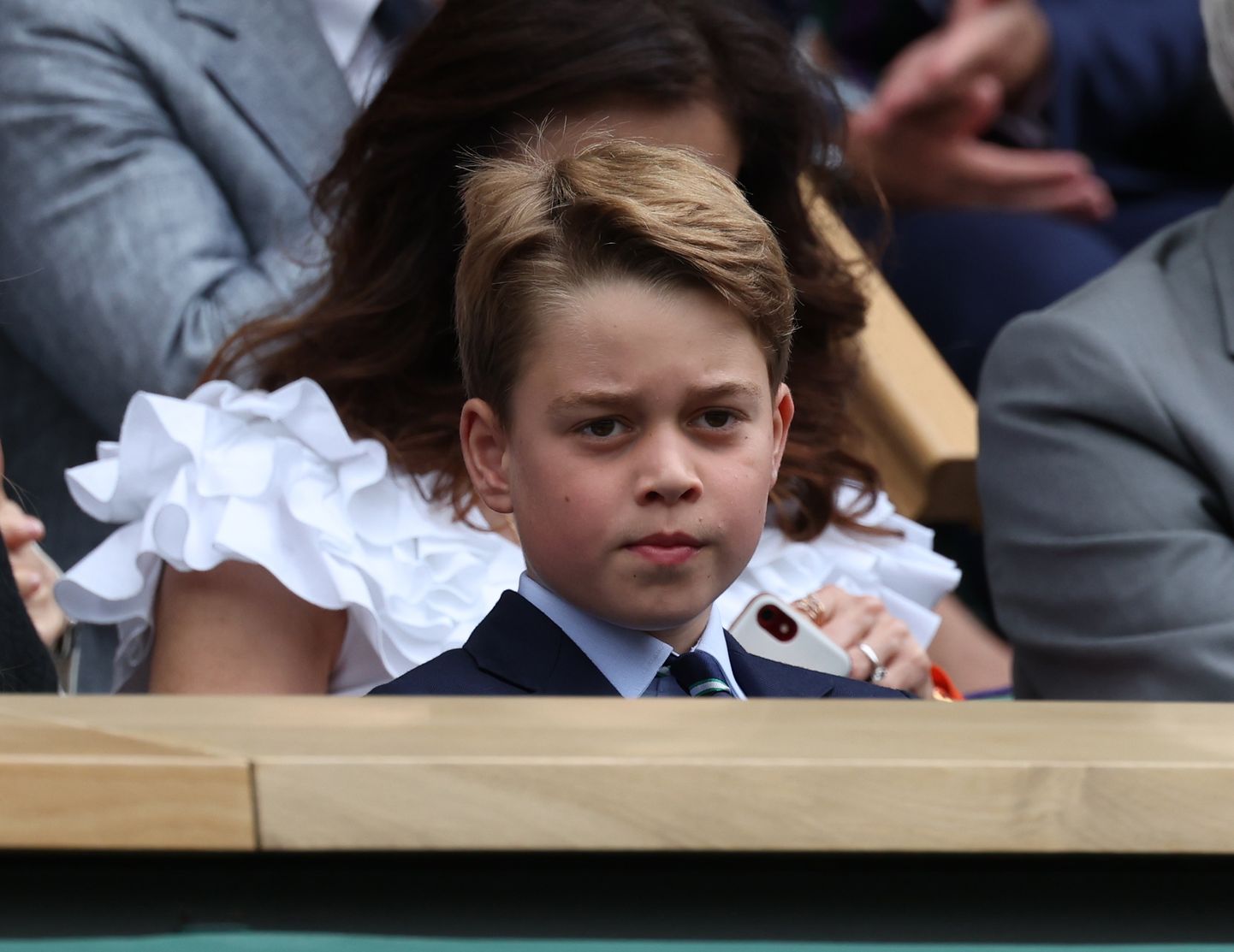 Briti prints George vaatamas 16. juulil 2023 Wimbledoni tenniseturniiri meeste üksikmängu finaali. Hispaanlane Carlos Alcaraz alistas serblase Novak Djokovici