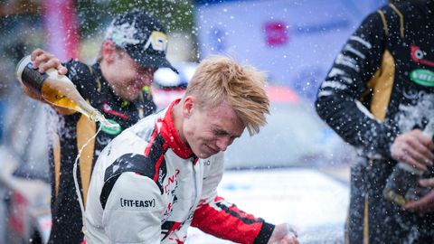 Estonian teen Jaspar Vaher wins Finnish rally, earns praise from WRC driver Lappi