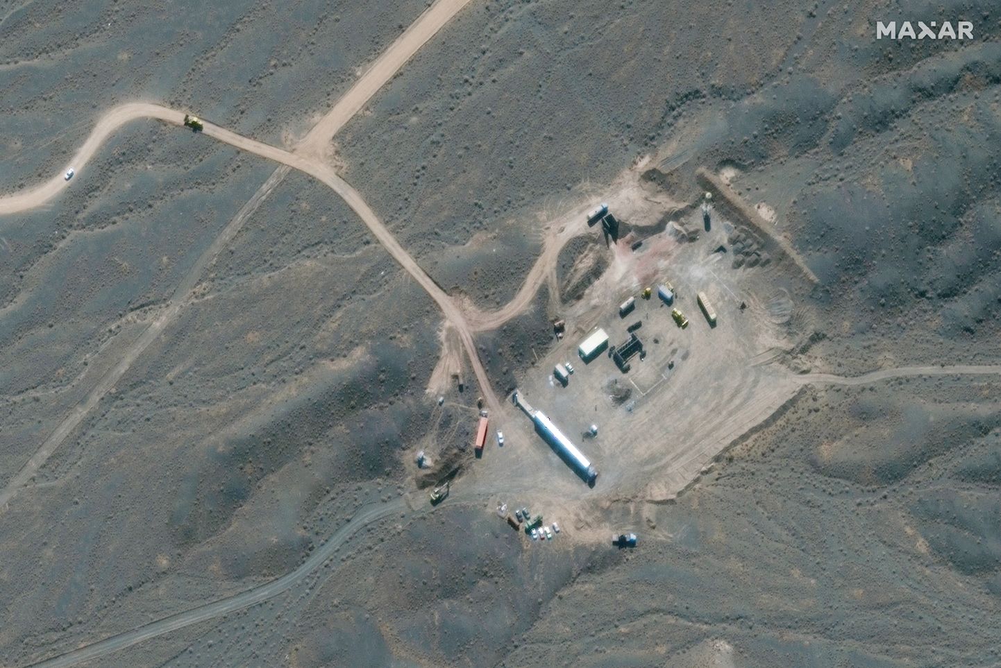 Снимок со спутника. Ядерный объект в Натанзе