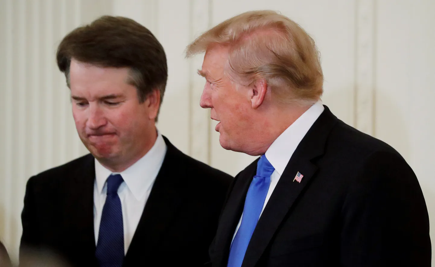 Brett Kavanaugh ja Donald Trump.