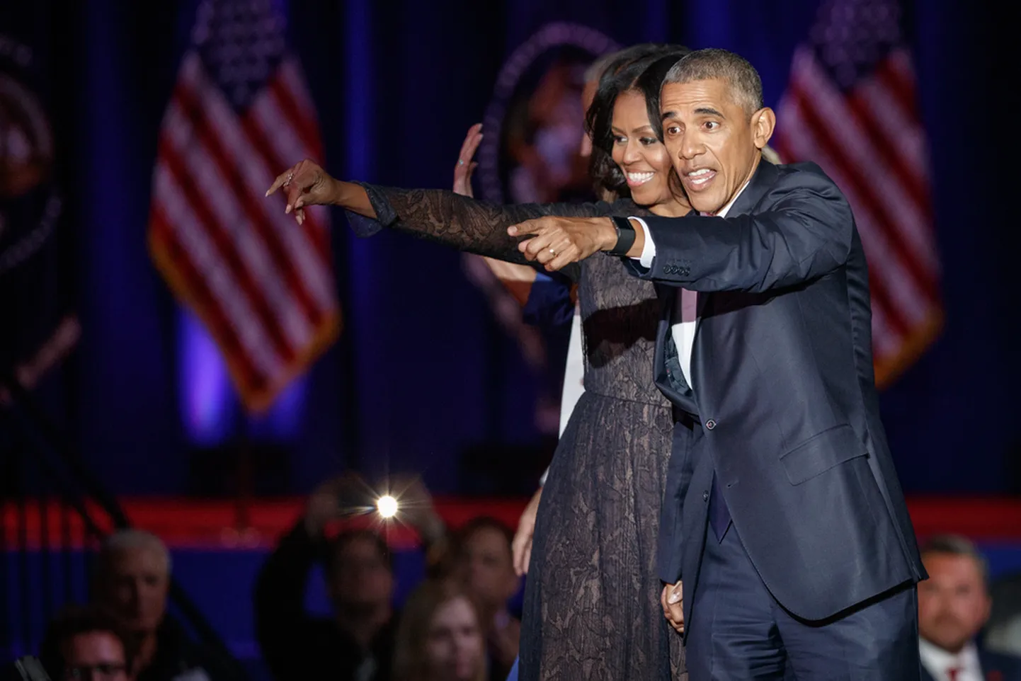 Barack ja Michelle Obama.