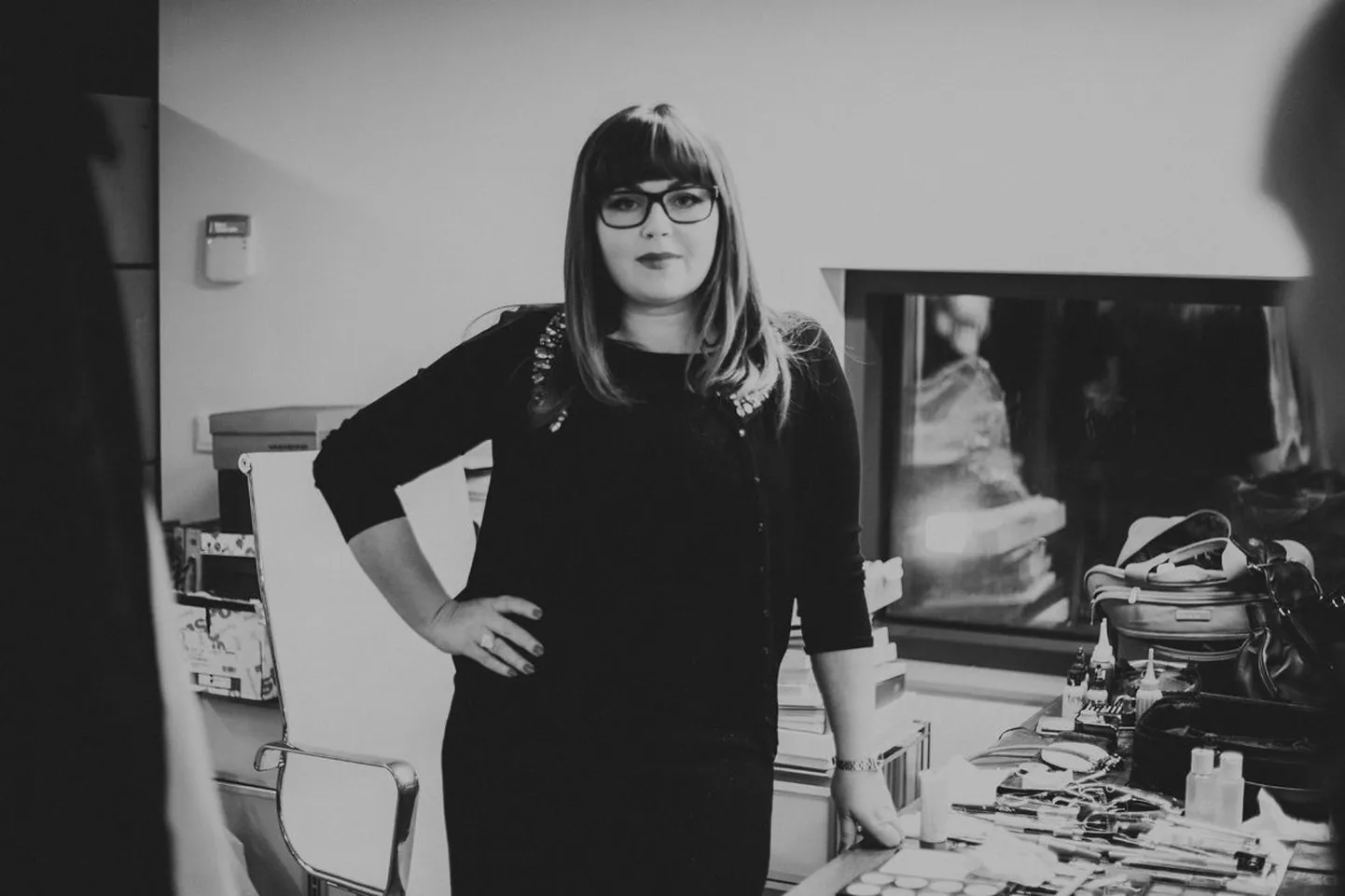 Katrin Kuldma avas Kentamnni tänaval uue galerii-butiigi. Meikar Katrin Sangla