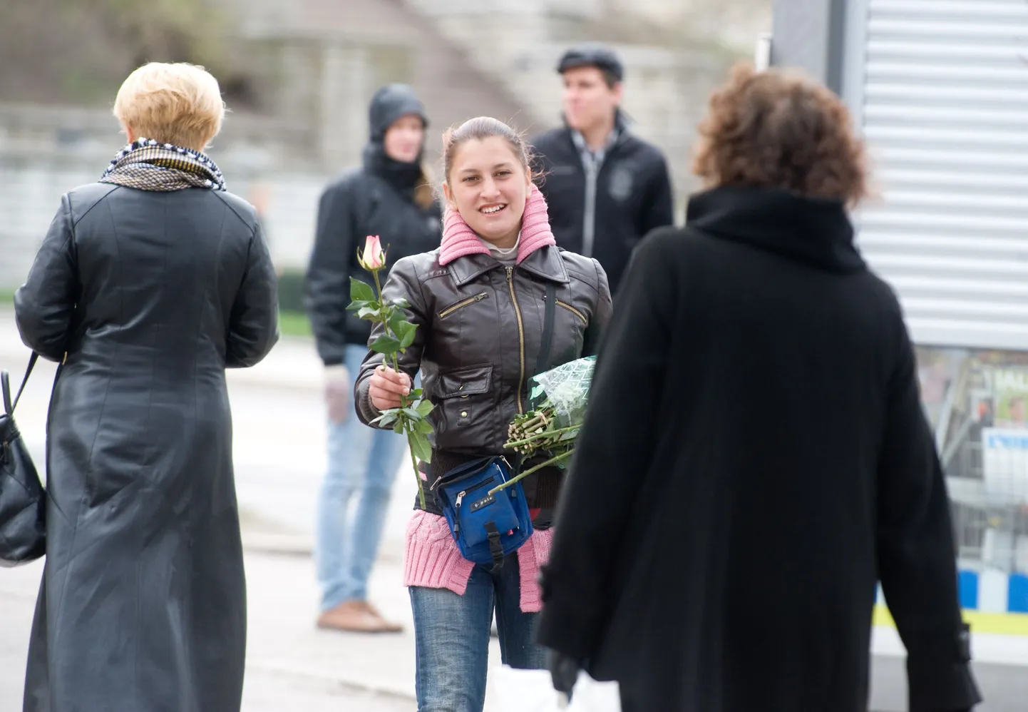 Kes Tammsaare pargis tegutsevatelt naistelt pakutava roosi vastu võtab, ei pääse naljalt raha andmisest.