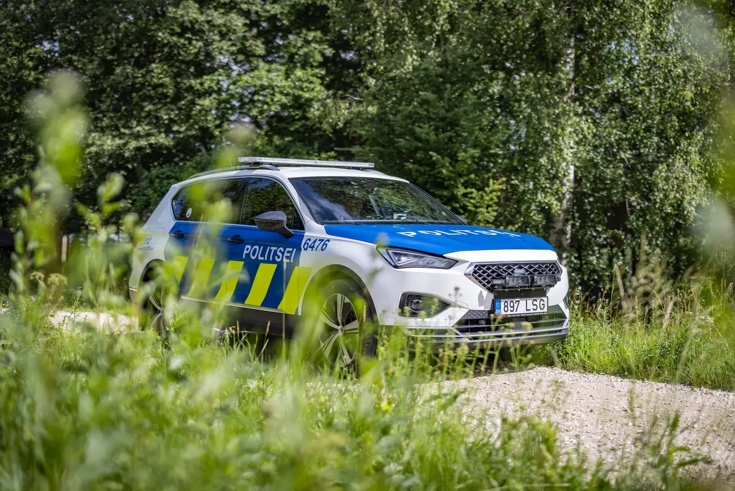 Полицейский автомобиль. Иллюстративное фото.