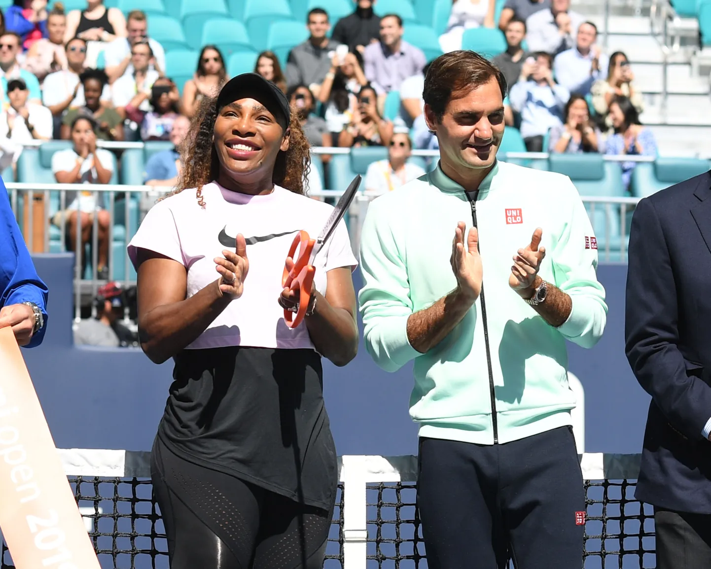 Serena Williams ja Roger Federer.