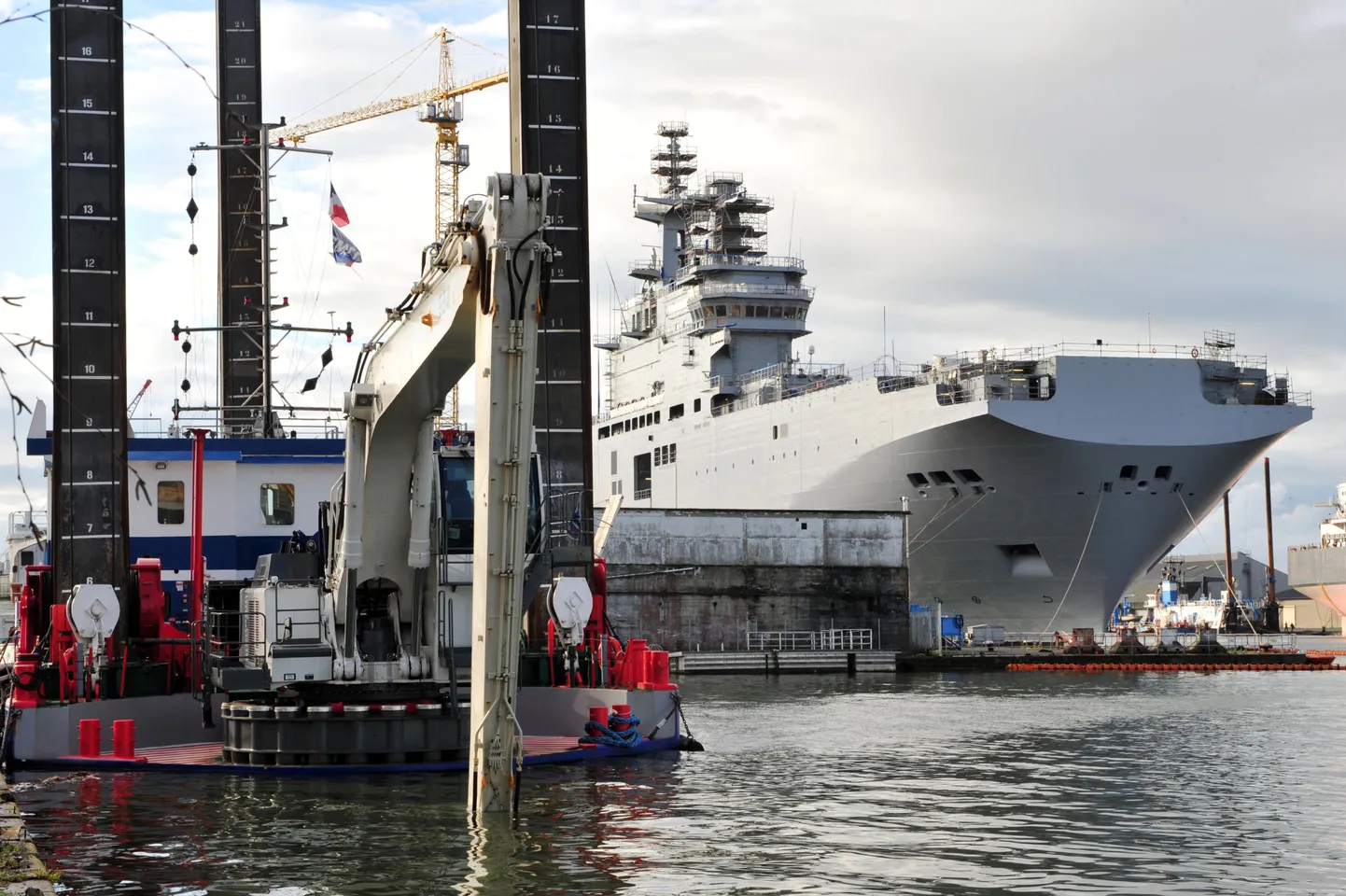 Mistral-tüüpi Sevastopol Lääne-Prantsusmaal Saint-Nazaire'is 25. novembril.