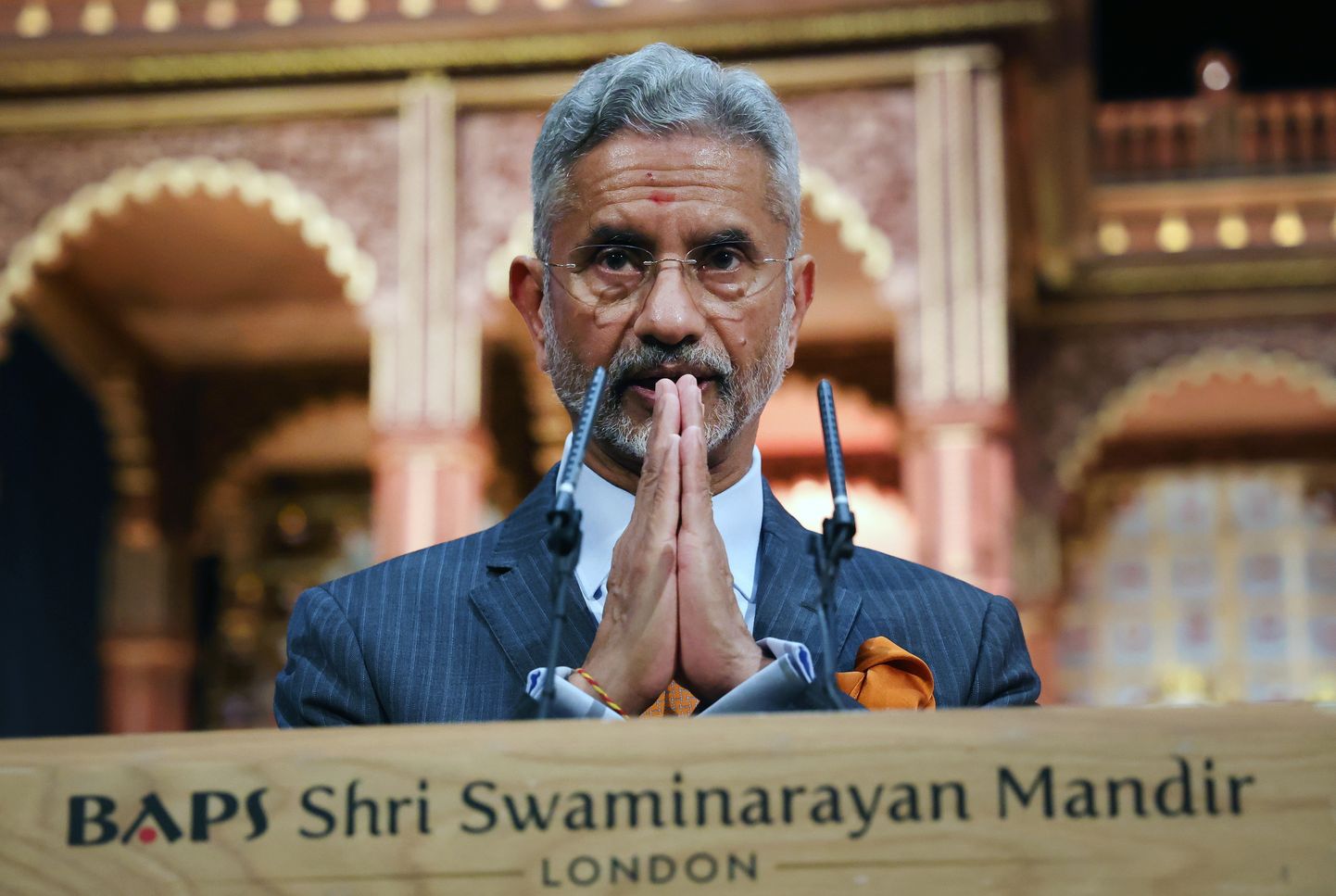 India välisminister Subrahmanyam Jaishankar 12. novembril 2023 Londonis hindude Divali pidustuste ajal.