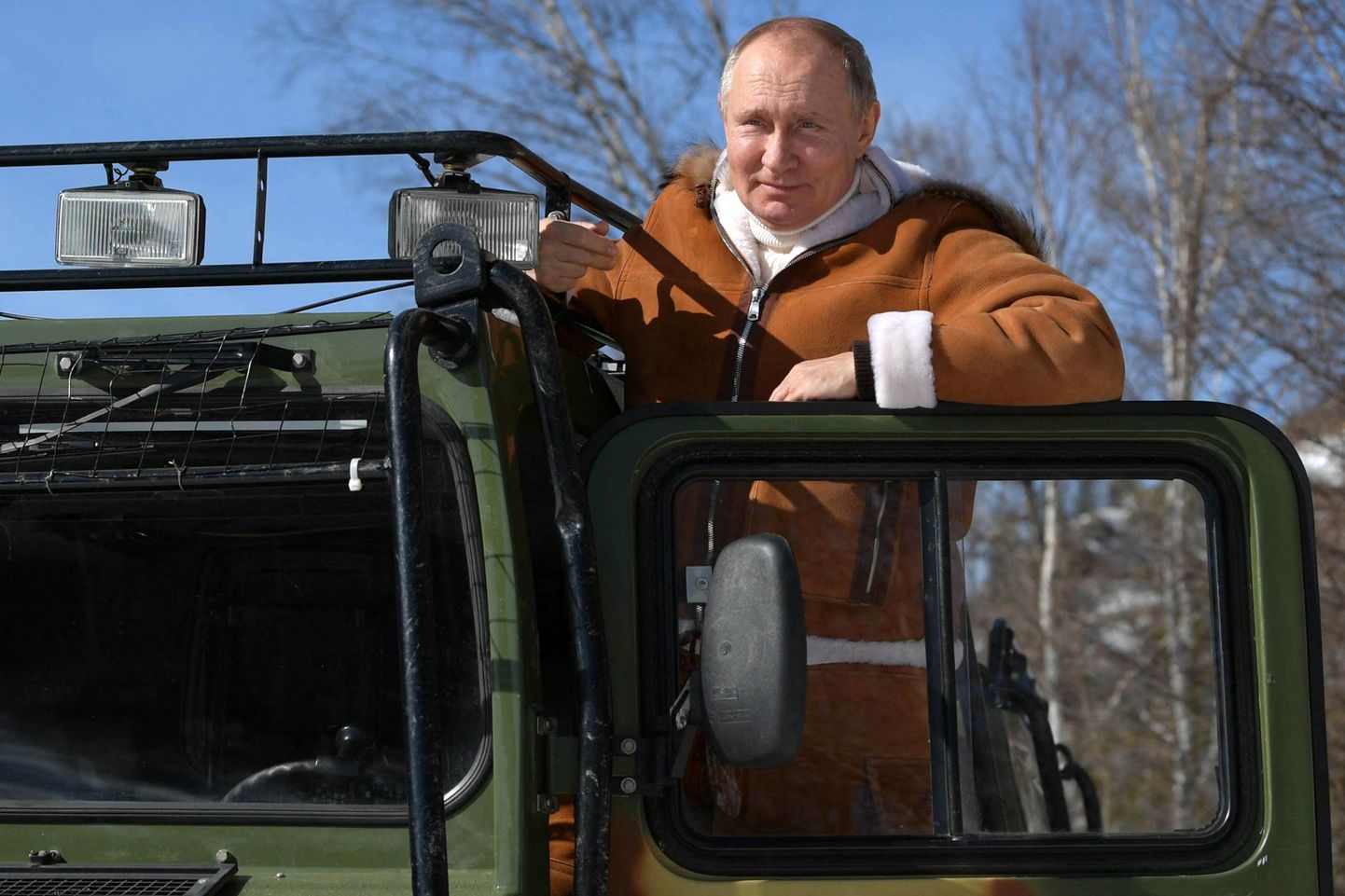Vene president Vladimir Putin roomikmaasturil.