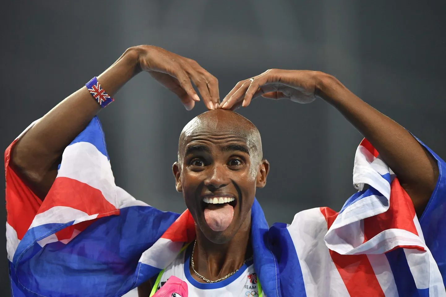 Mo Farah Rio olümpial.