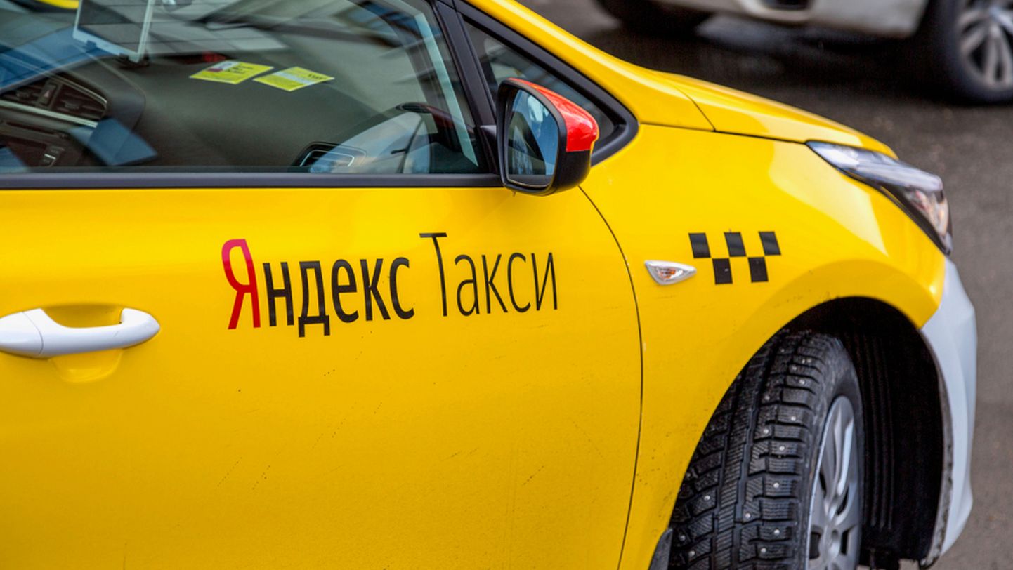 Takso Moskvas. Pilt on illustratiivne