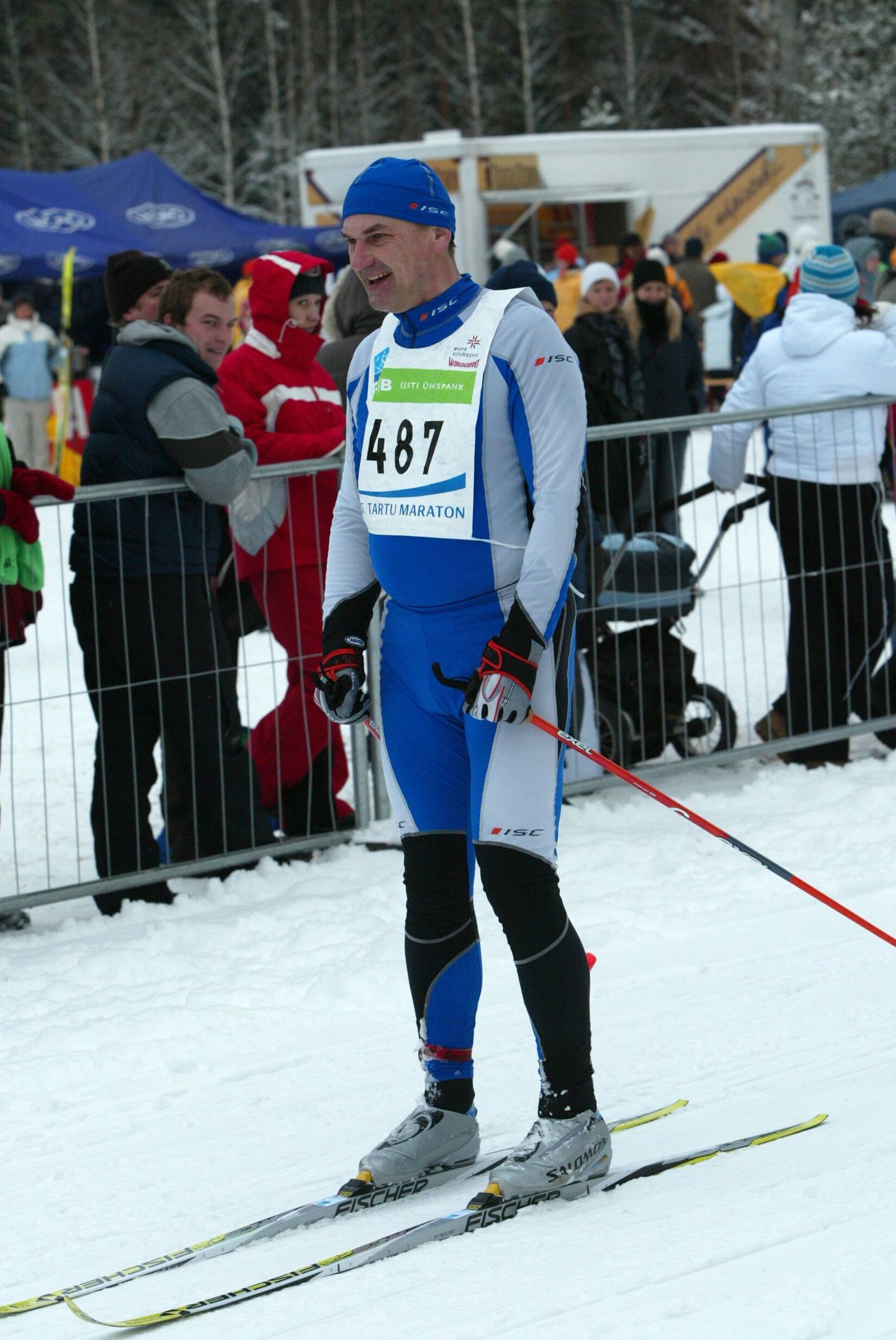 Андрус Ансип на Тартуском марафоне в 2006 году.