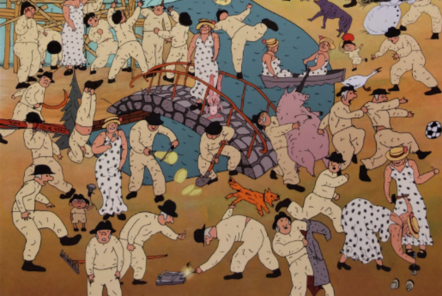 Osa Priit Pärna illustratsioonist «Teeme ära».