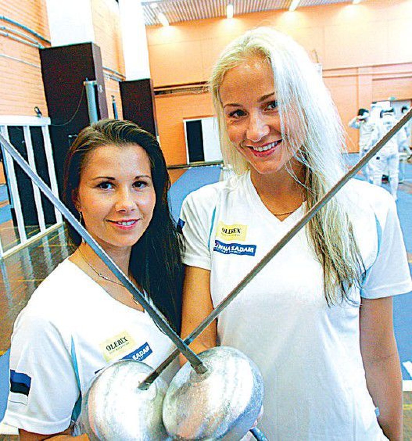 Юлия Зуйкова (слева) и Кистина Кууск входили в состав сборной Эстонии в Барселоне.