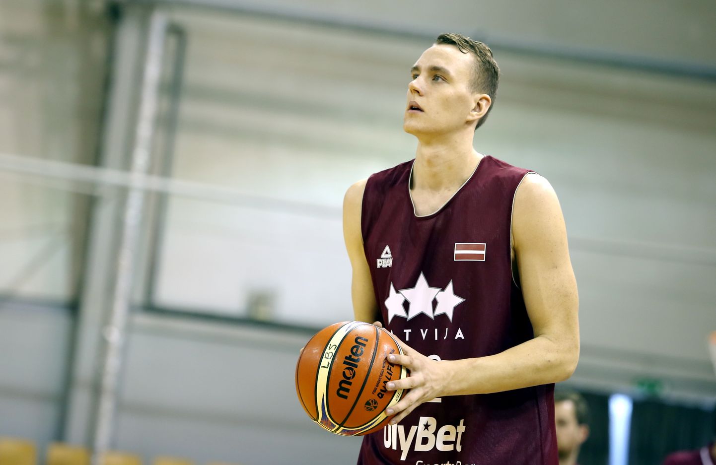Latvijas vīriešu basketbola valstsvienības spēlētājs Anžejs Pasečņiks