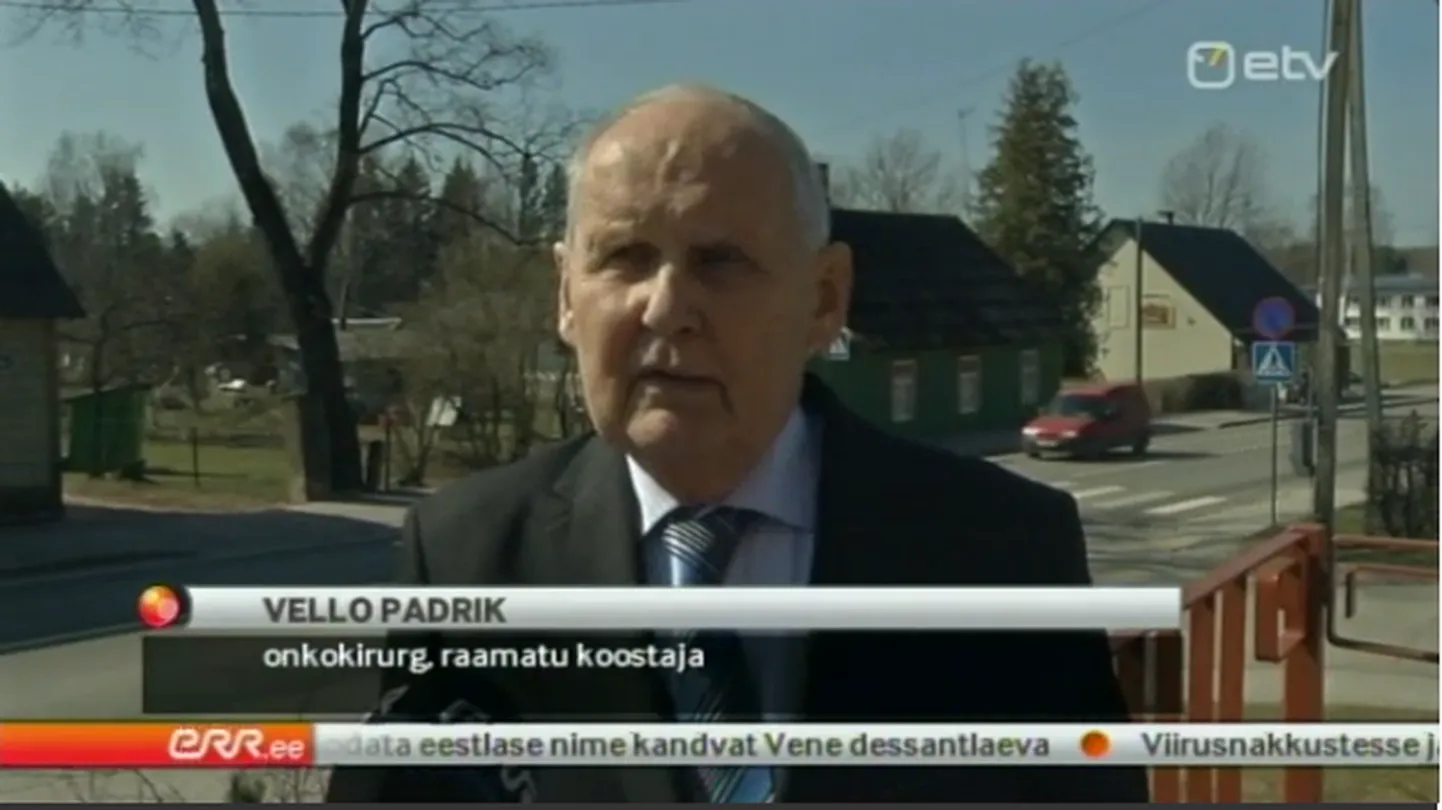 Onkokirurg Vello Padrik.
