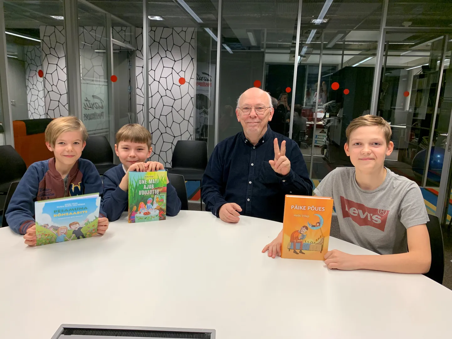Oliver Adamson, Oliver Kõvask, Heiki Vilep ja Sten Markus Adamson