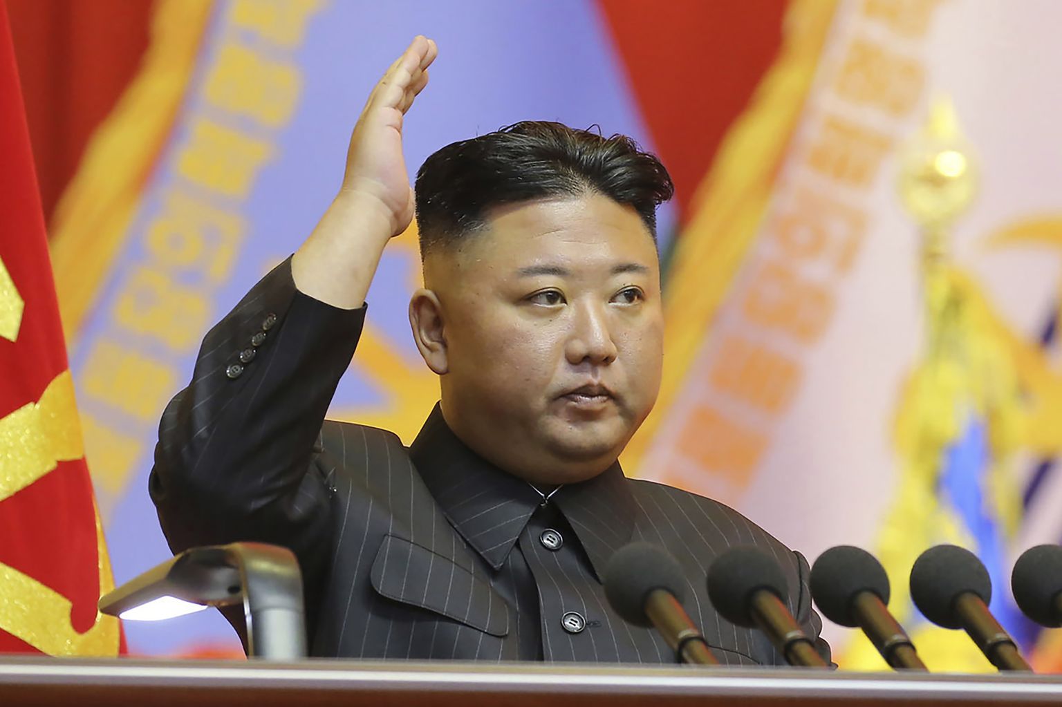 Põhja-Korea juht Kim Jong-un suvel, 30. juuli 2021.