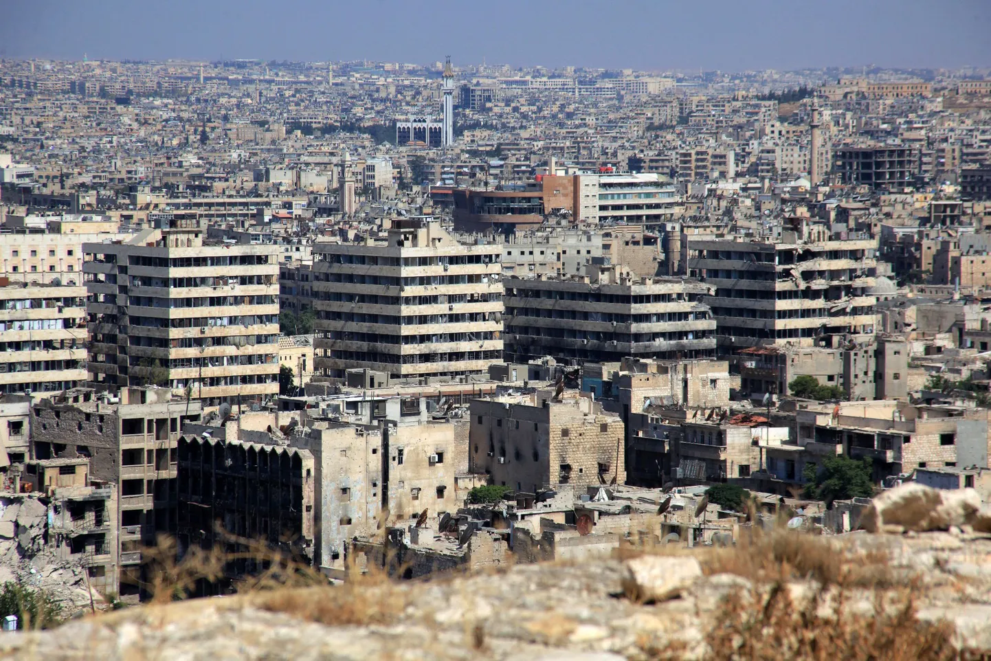 Hävitatud hooned Aleppo linnas