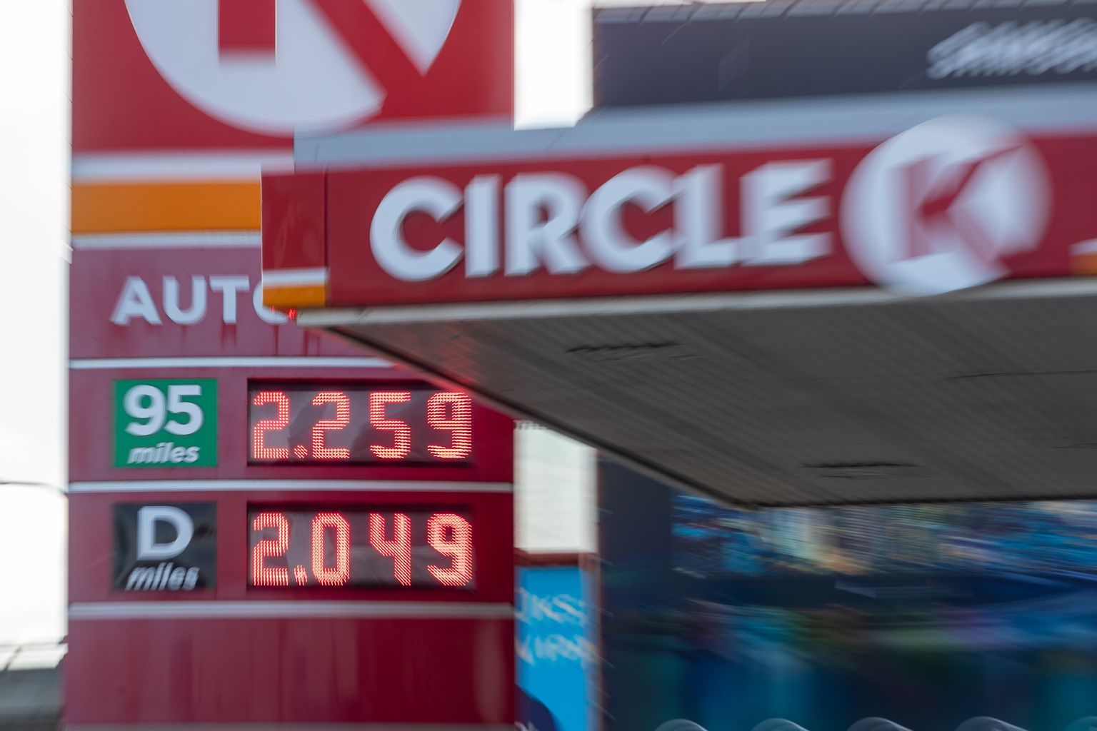 Kütuse hind Circle K tanklas juunikuus.