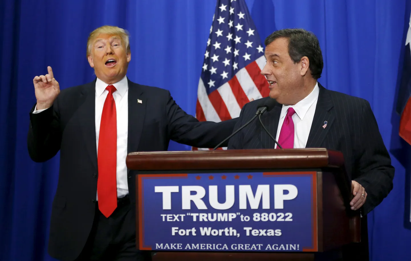 Donald Trump ja Chris Christie
