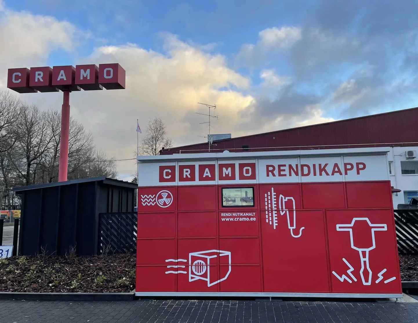 Rendikapp Kadaka tee Cramo rendipunkti juures.